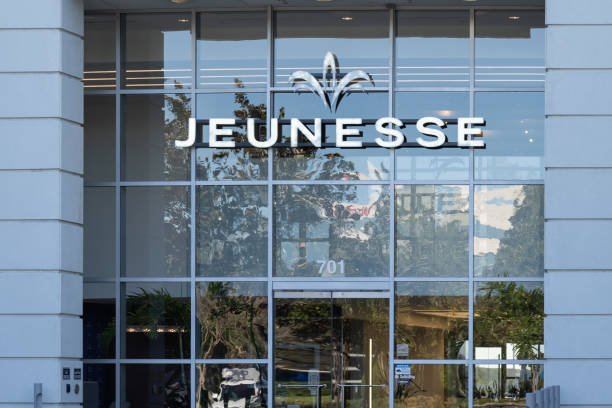 Lake Mary, Fl, USA - January 17, 2022: The entrance to Jeunesse Global Corporate Office Headquarters in Lake Mary, Fl, USA.Jeunesse Global is a leading network marketing company.