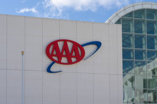 Heathrow, Fl, USA - January 17, 2022: AAA headquarters in Heathrow, FL, USA. AAA (American Automobile Association) is a federation of motor clubs.